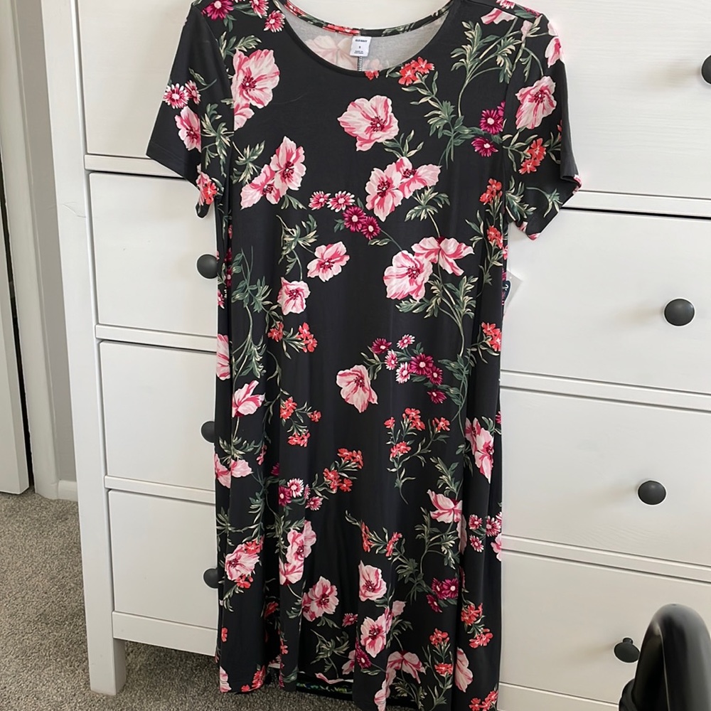 Floral Old Navy Swing Dress
